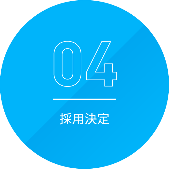 採用決定